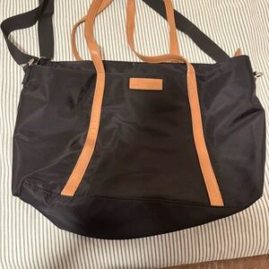 Black and Tan Tote Bag